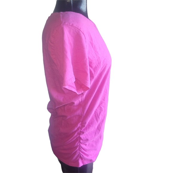 Bench Women's Pink T-Shirt XL - Picture 3 of 5